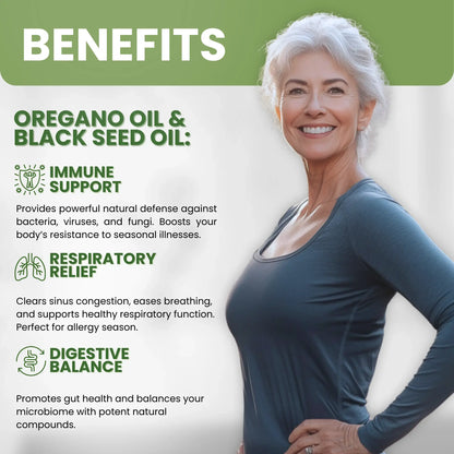 Oil of Oregano with Black Seed Oil